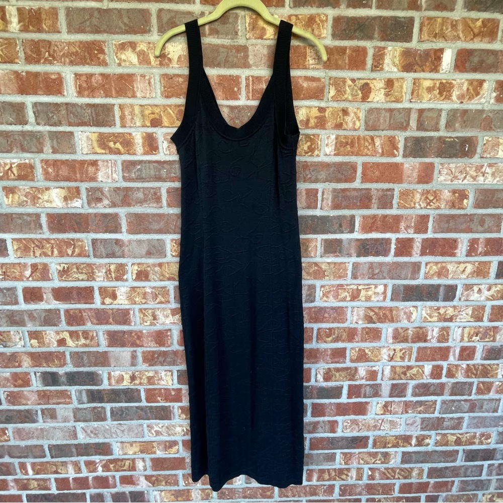 Peruvian Connection Black Knit Dress